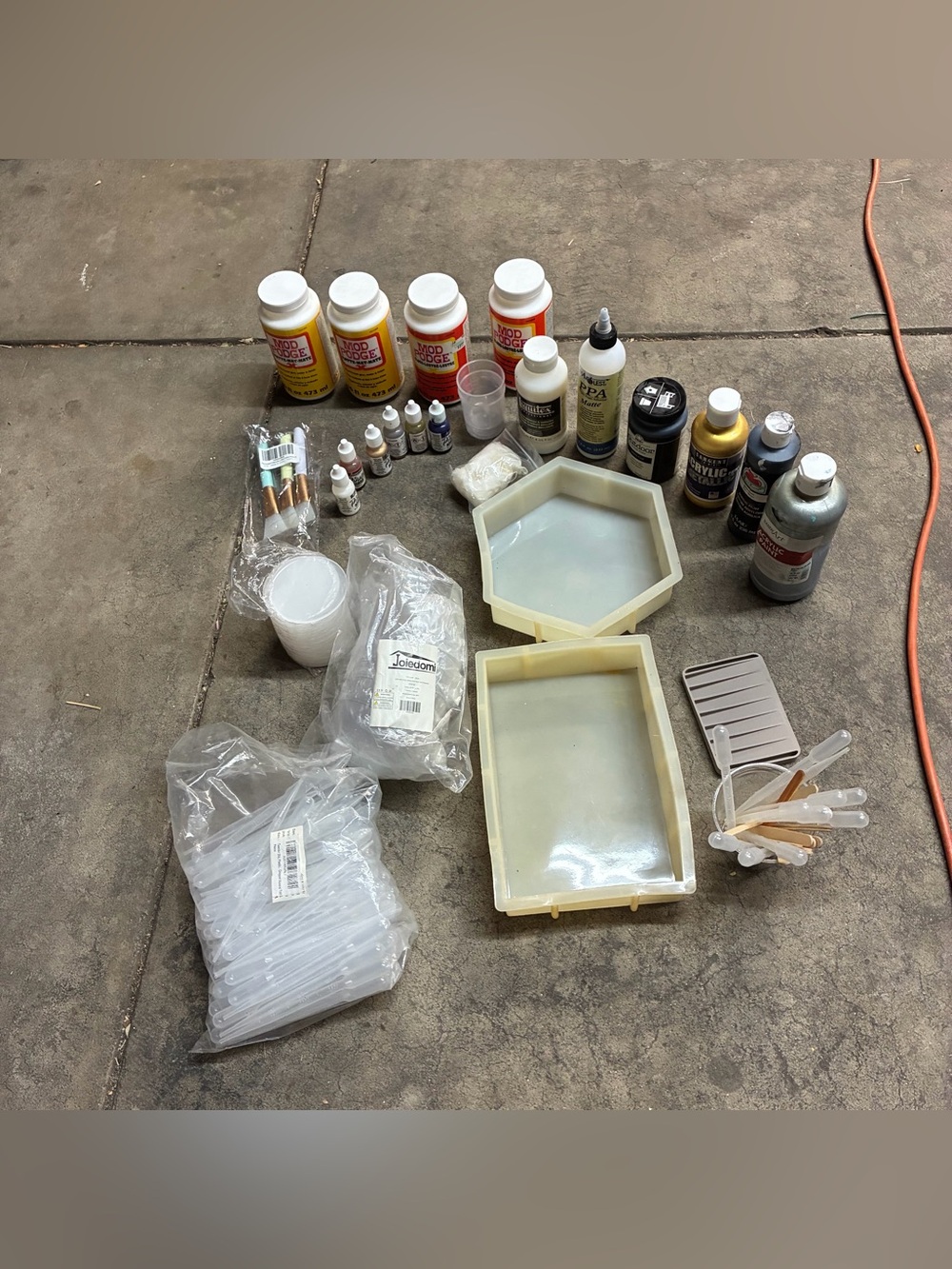 Large Mixed Craft & Resin Art Supply Bundle